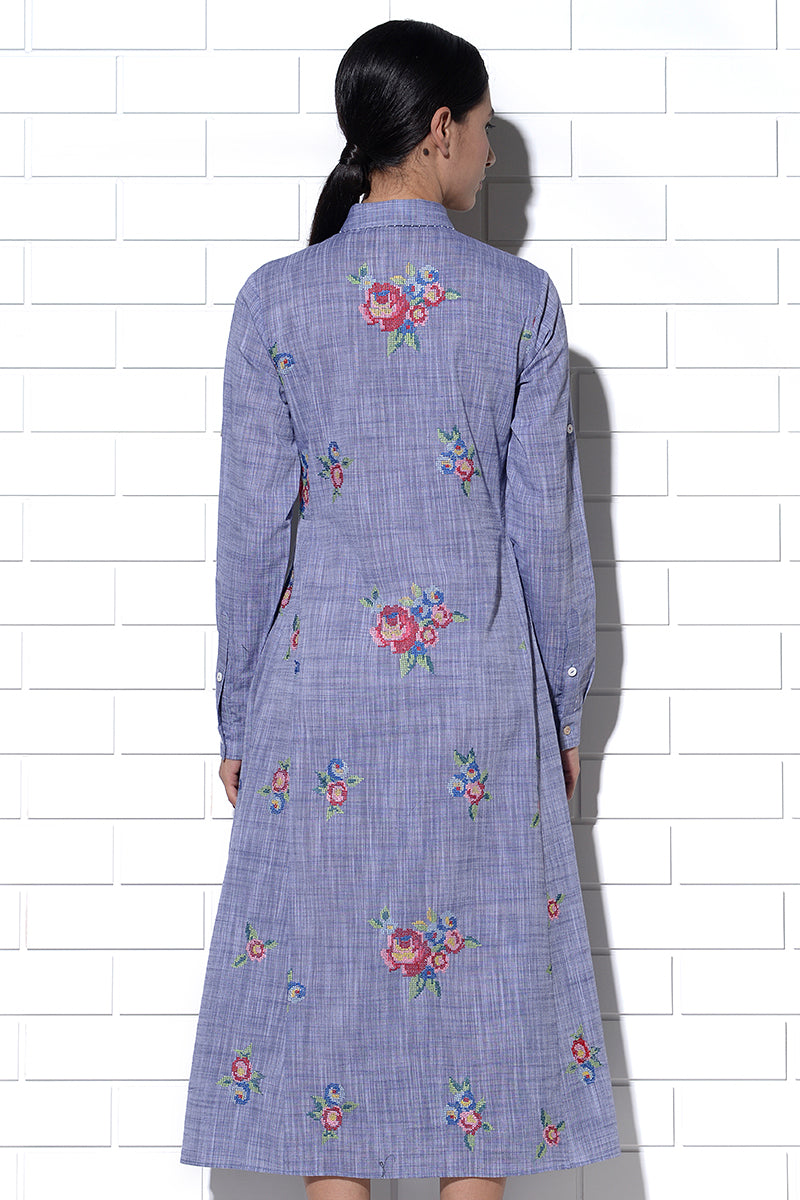 Imrali Collared Dress