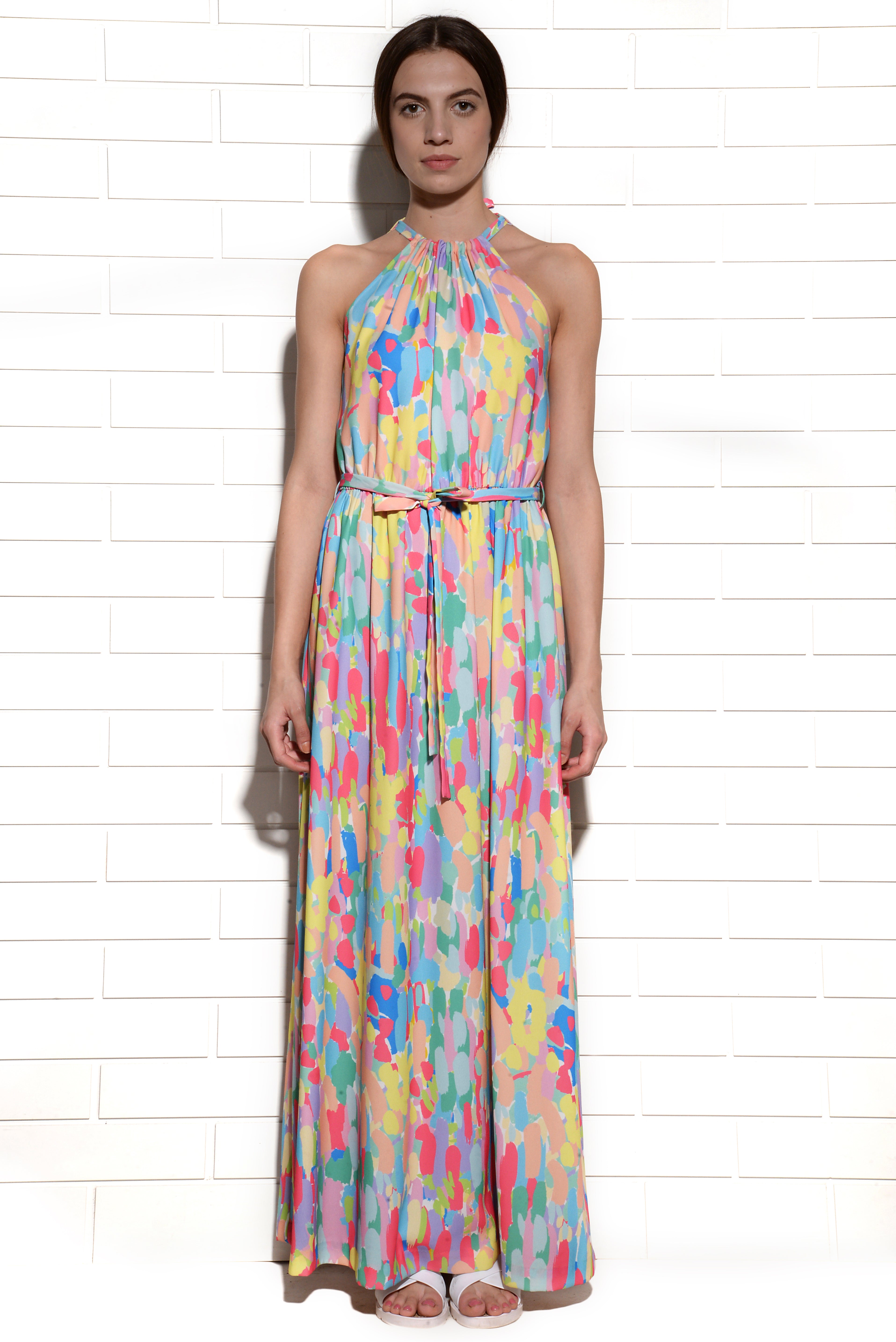 Candy Camouflage Halter Dress