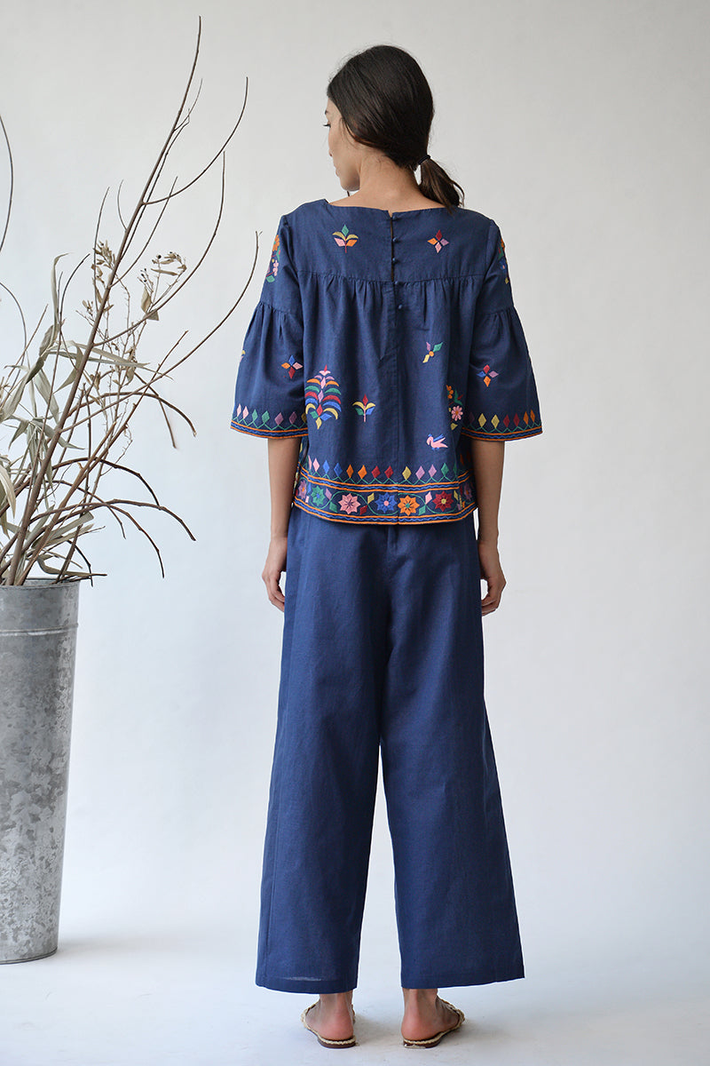 Dholavira embroidered top