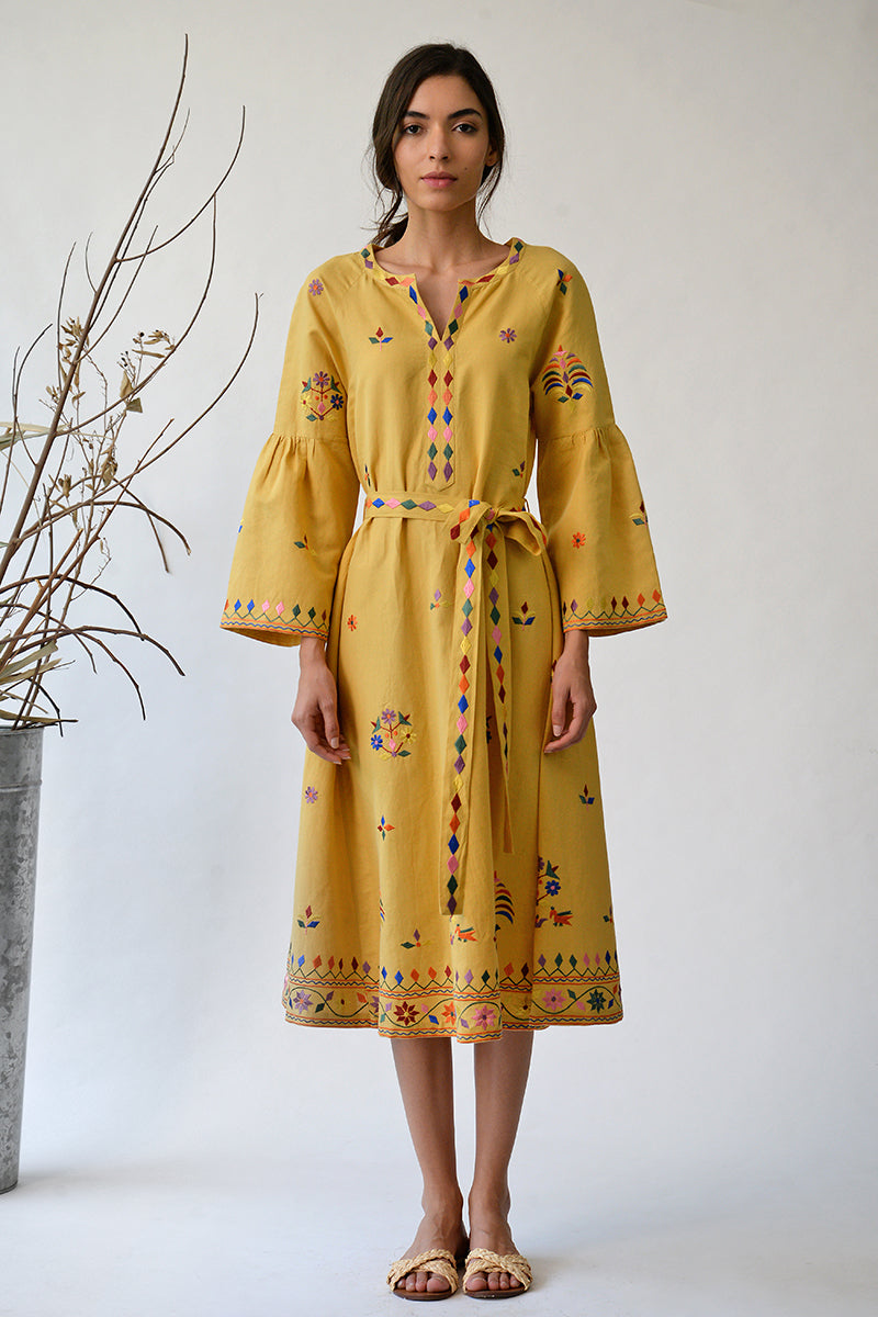 Koteshwar embroidered dress
