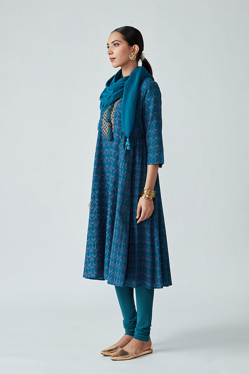 Monarch handloom Ikat kurta