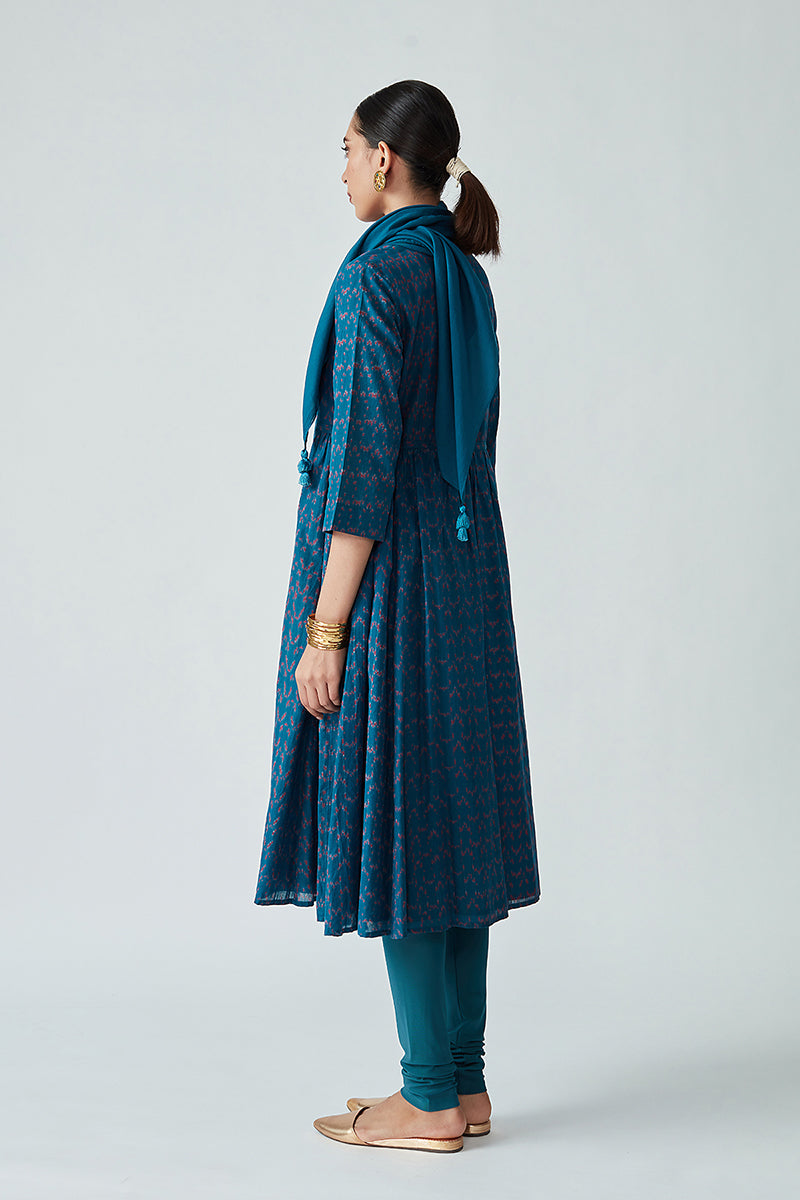 Monarch handloom Ikat kurta