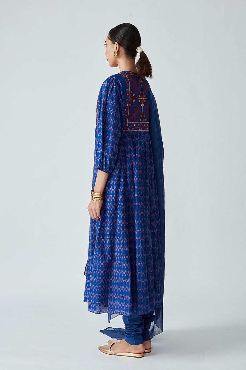 Hesperi handloom Ikat kurta