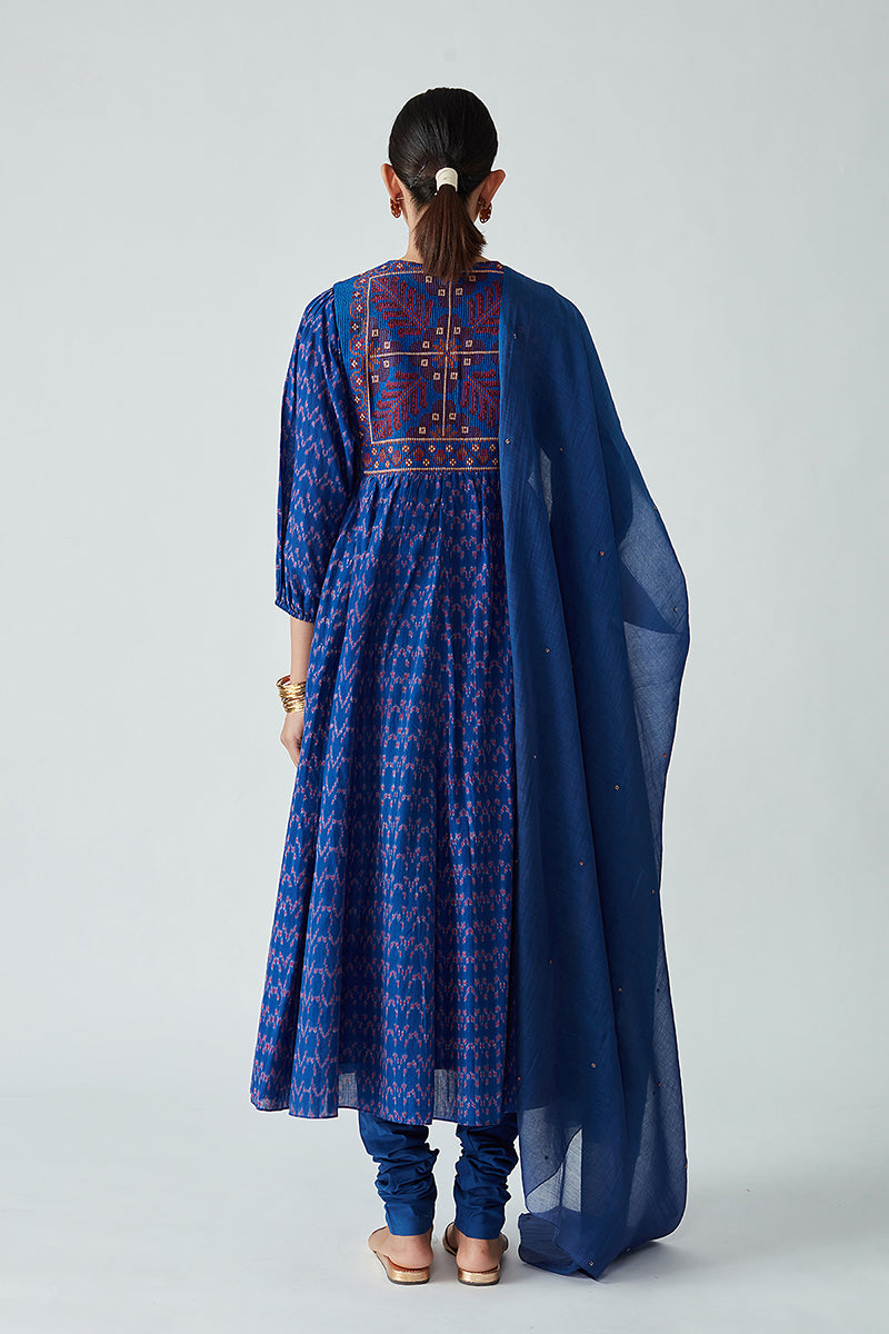 Hesperi handloom Ikat kurta