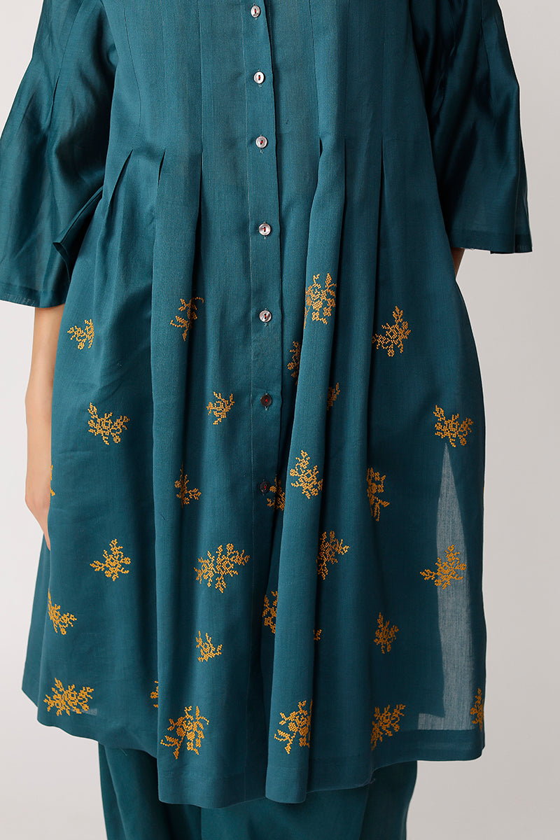 Salto Embroidered Tunic Dress