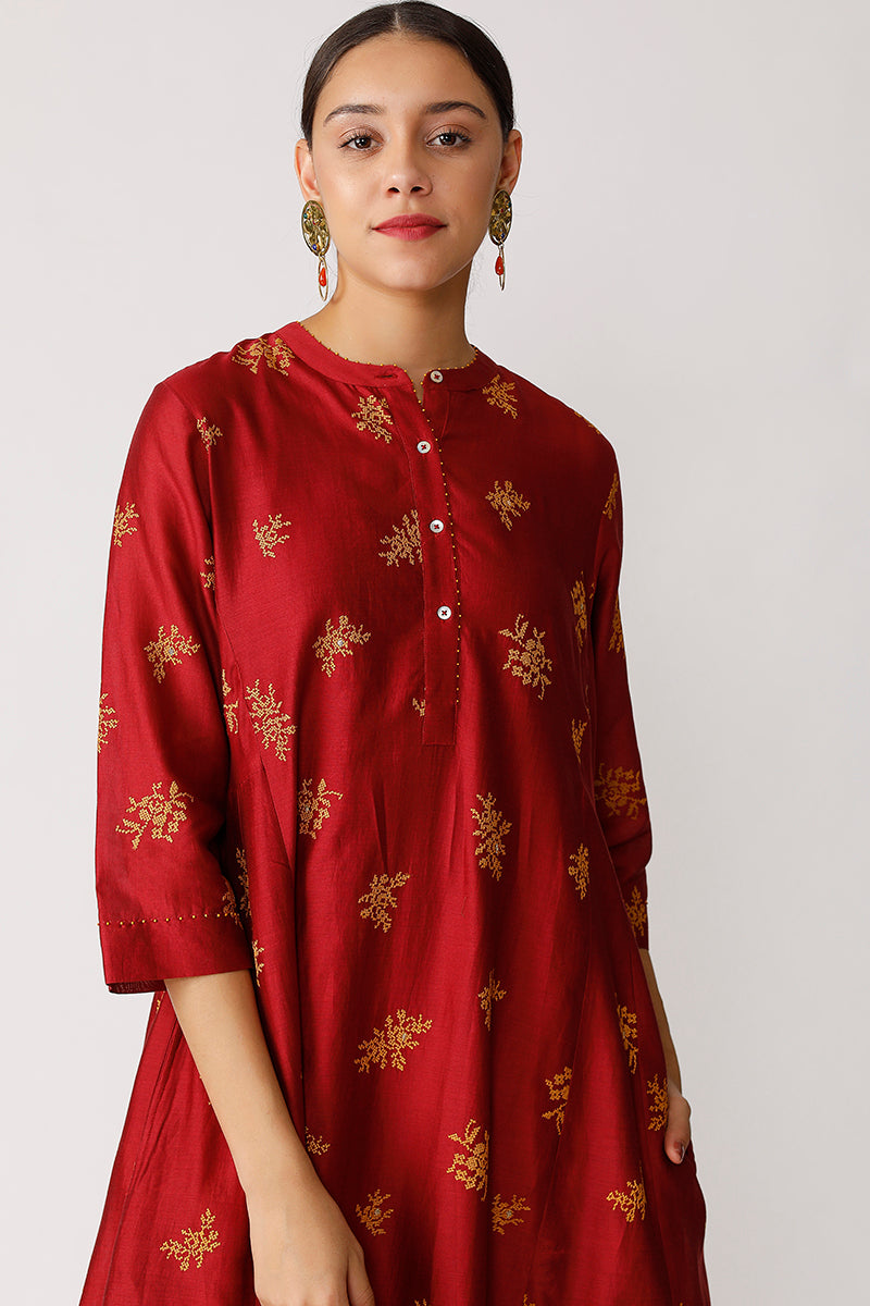 Pirouette Embroidered Dress