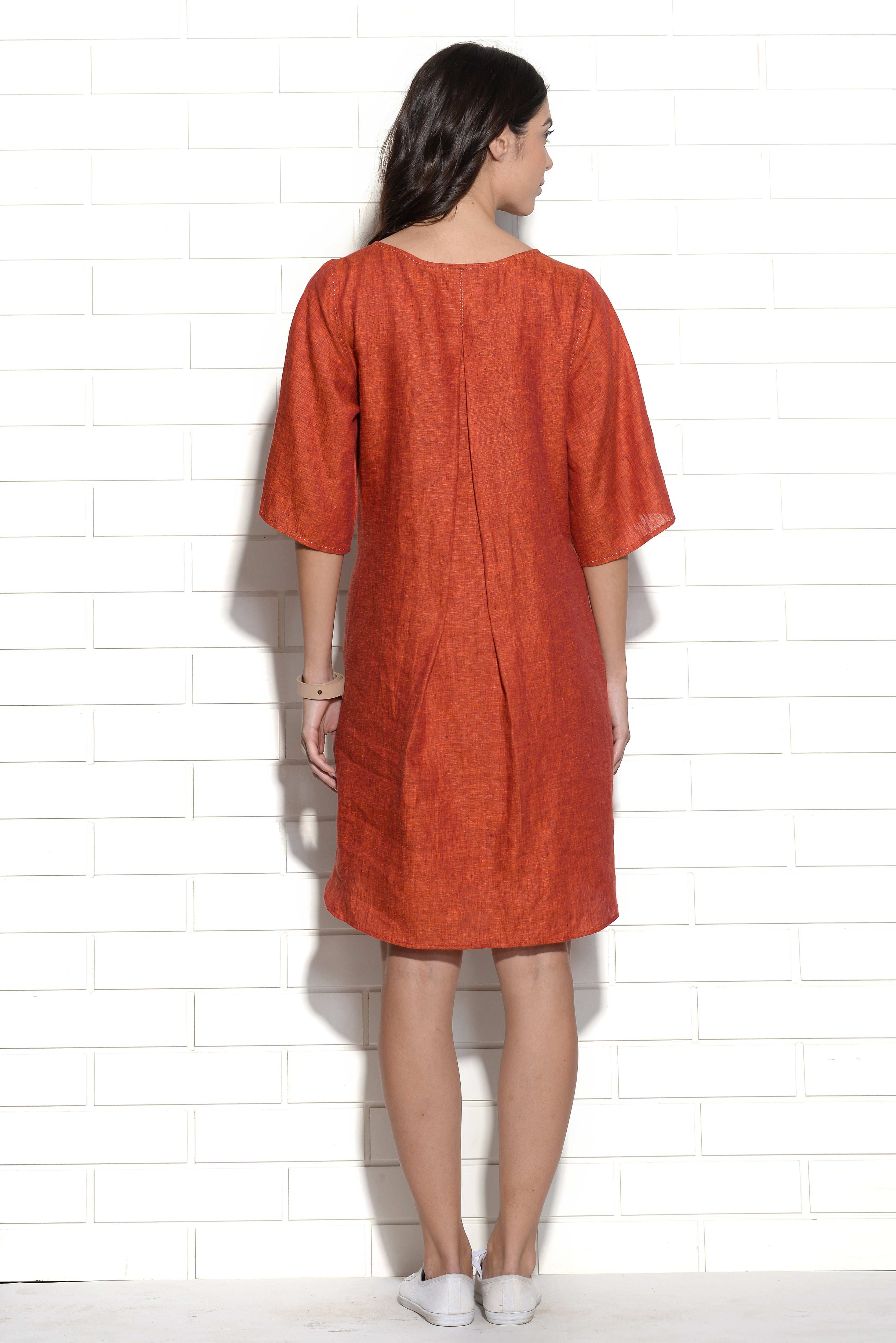 Mistral Tunic Dress with stitch detailing