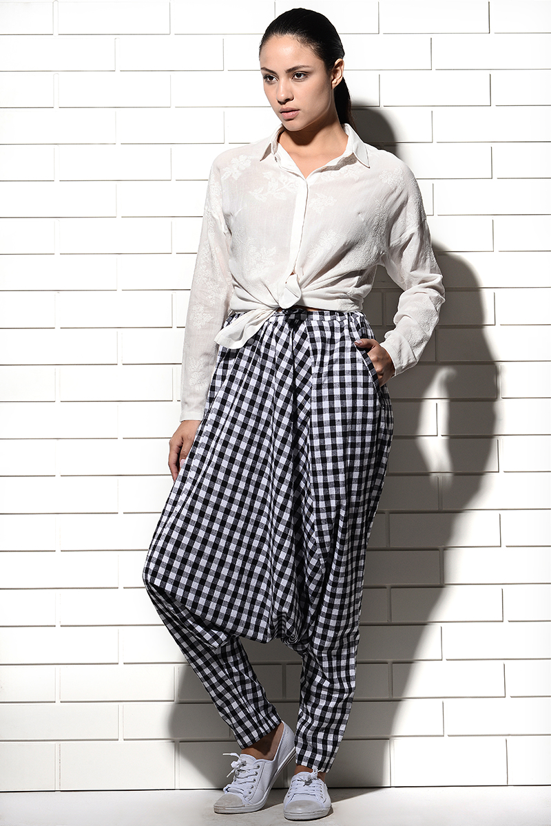 Albayzin Chequered Zouave Pants