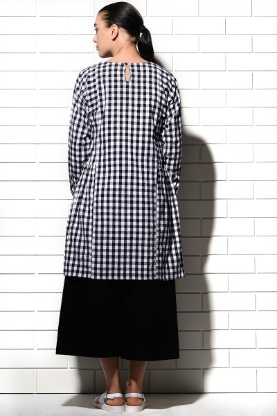 Medina Woven Checks Dress