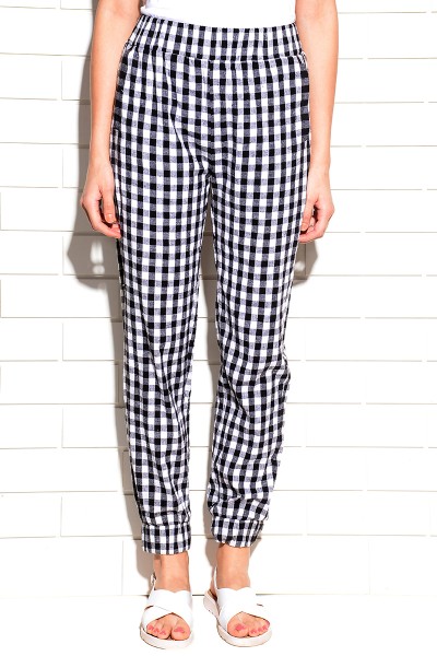 Payaso Woven Check Elasticated pants