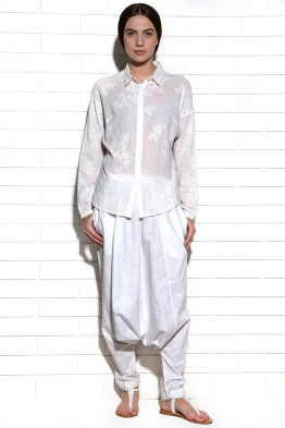 Albayzin Zouave Pants White