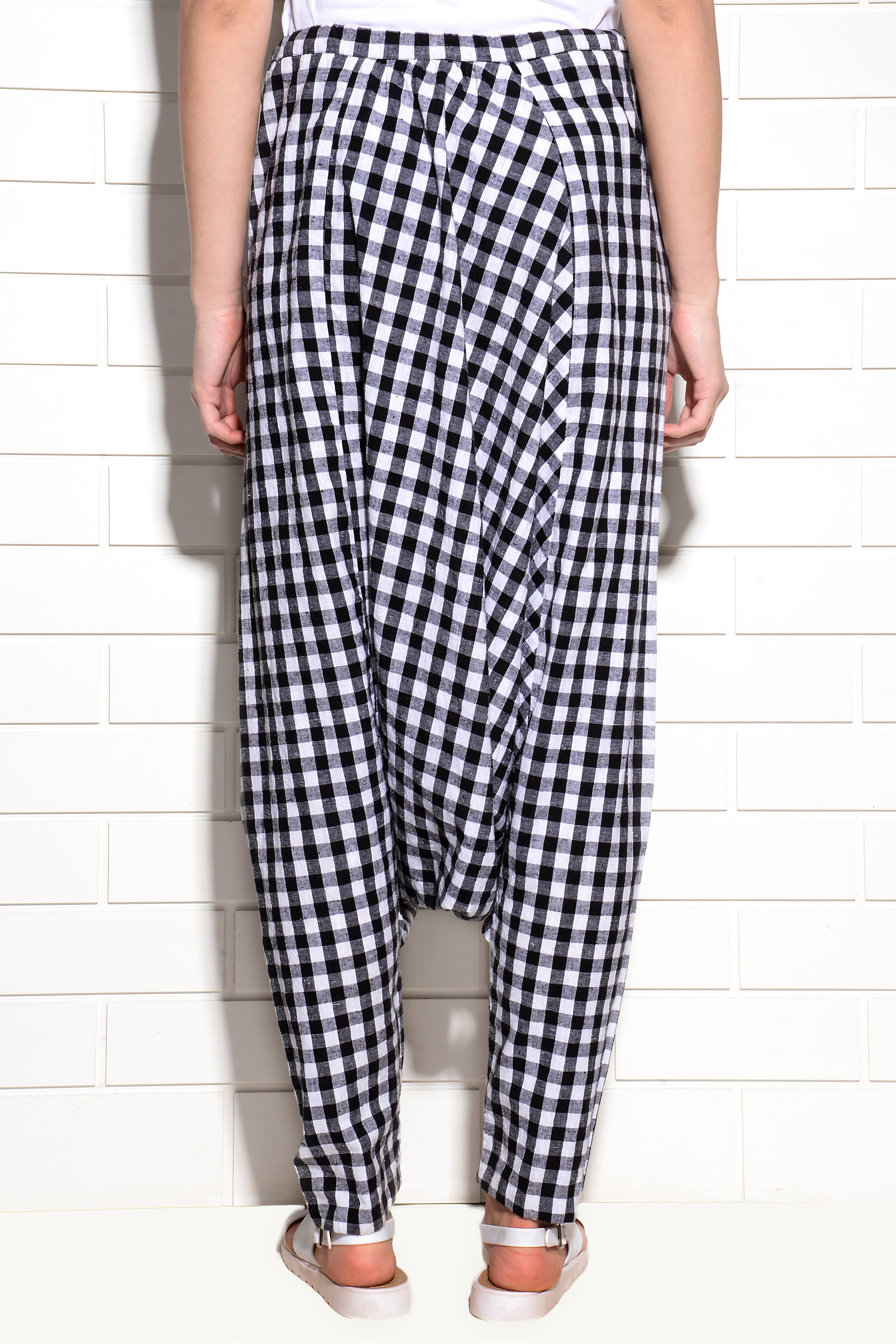 Albayzin chequered zouave pants