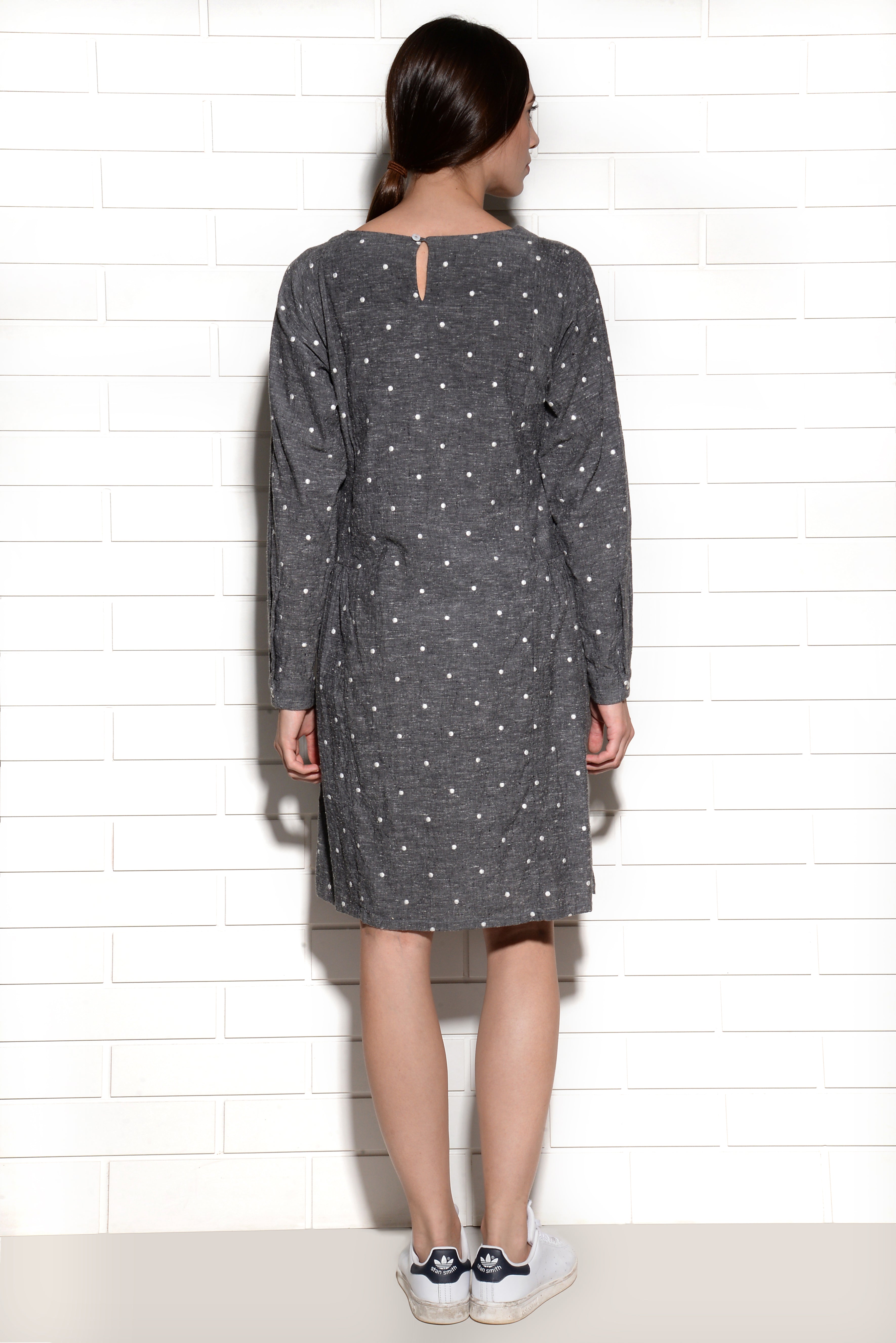 Lunares embroidered Tunic Dress