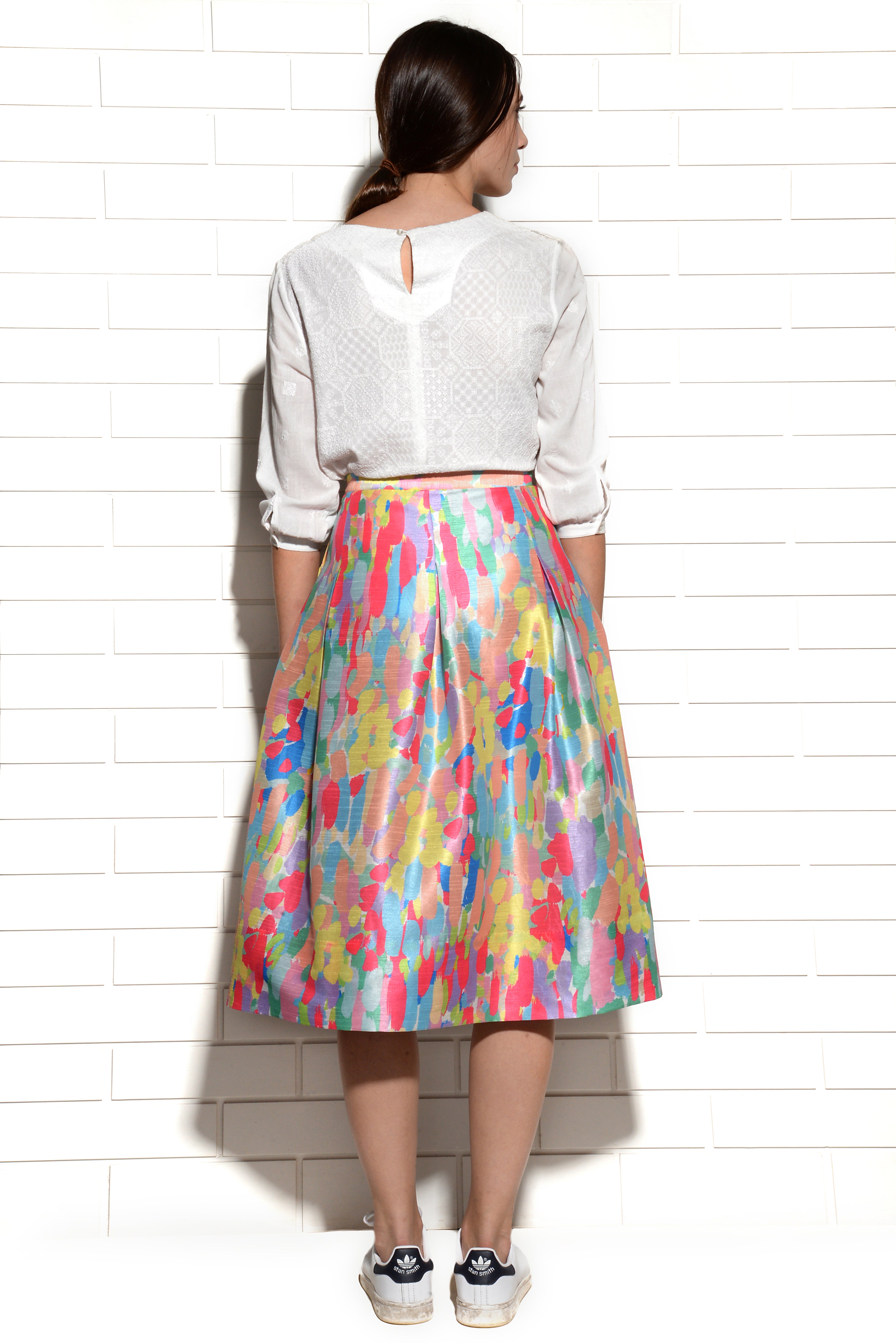 Candy Brushstroke Skirt