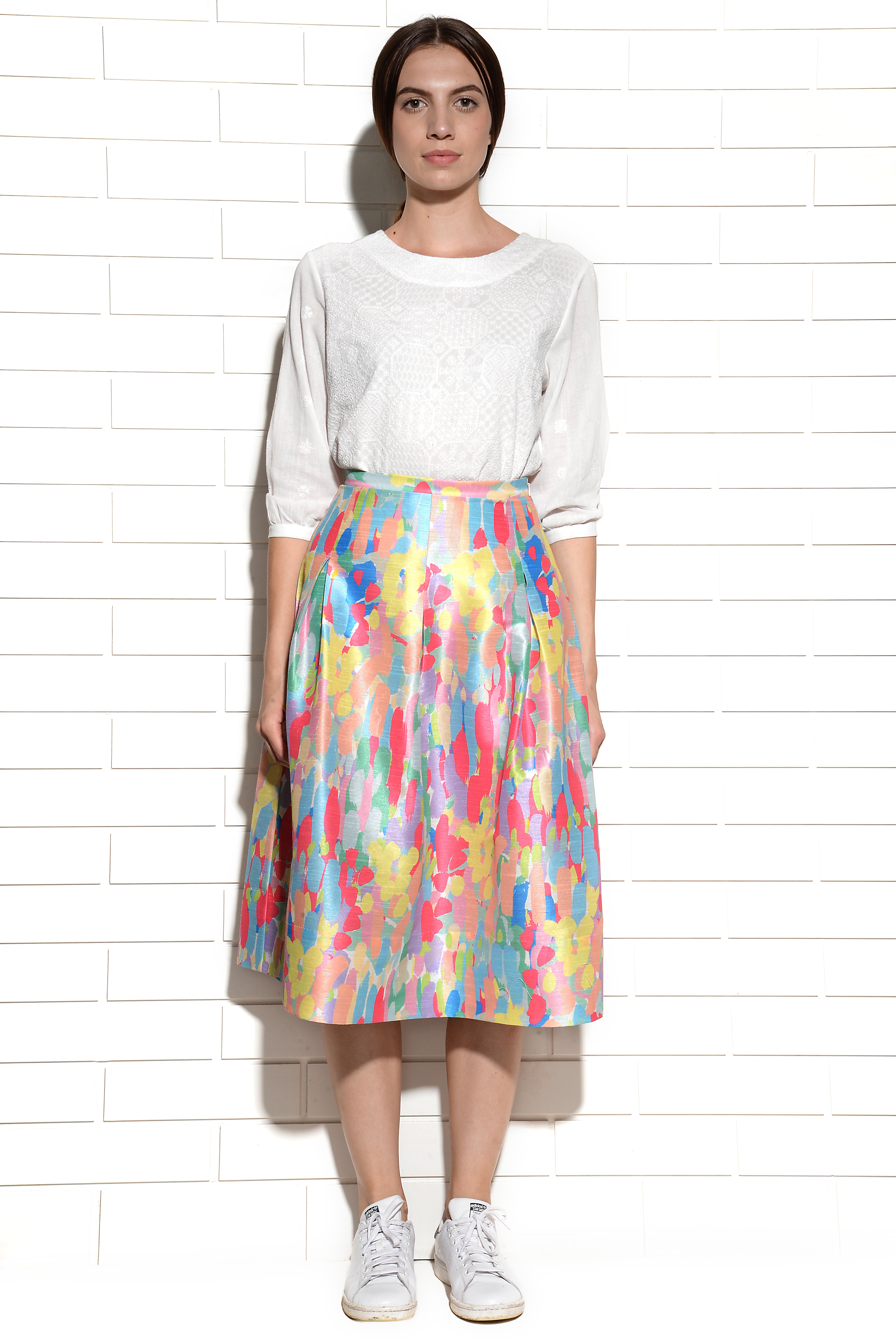Candy Brushstroke Skirt