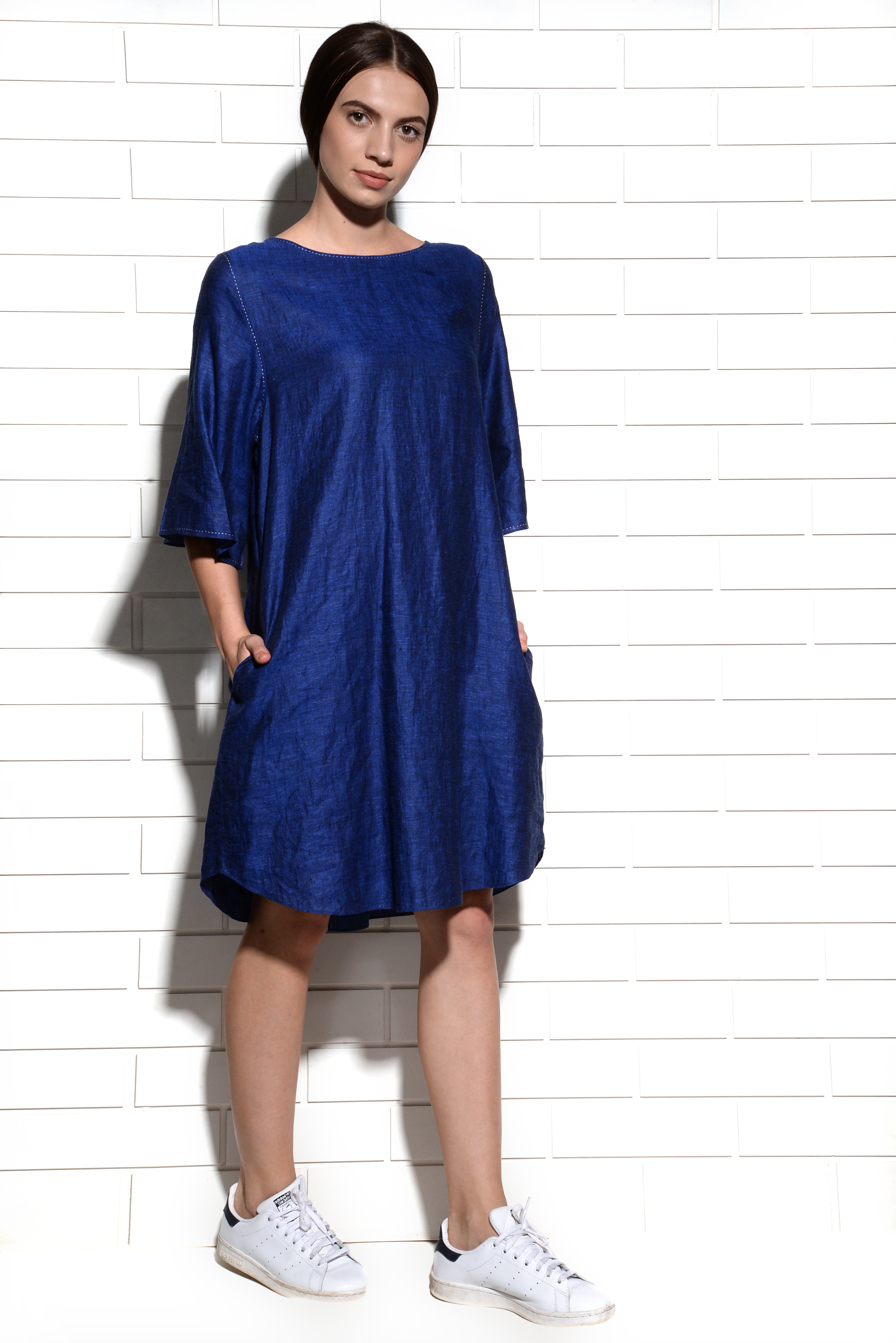 Mistral Tunic Dress with stitch detailing