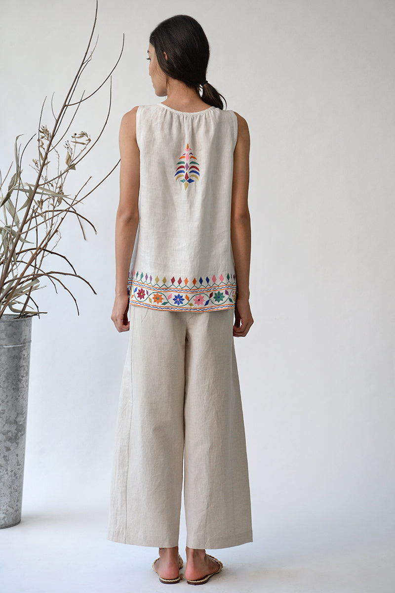 Sarovar embroidered top