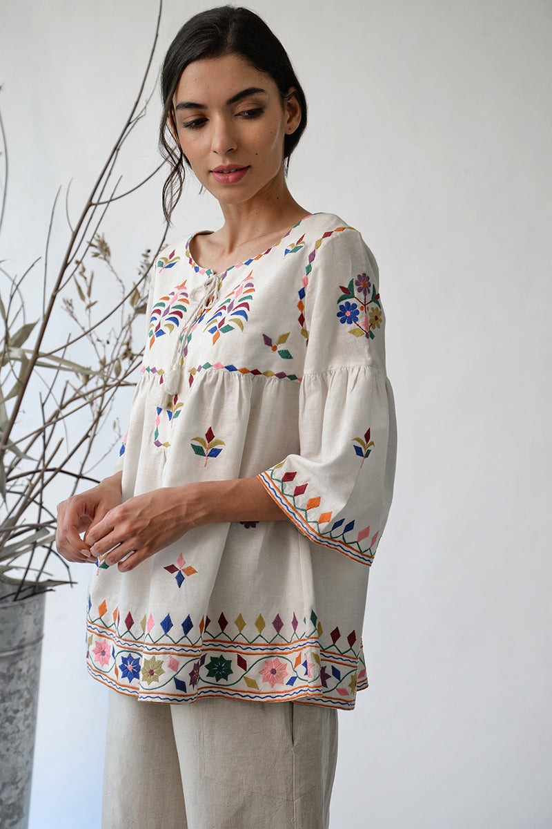 Mandvi embroidered top