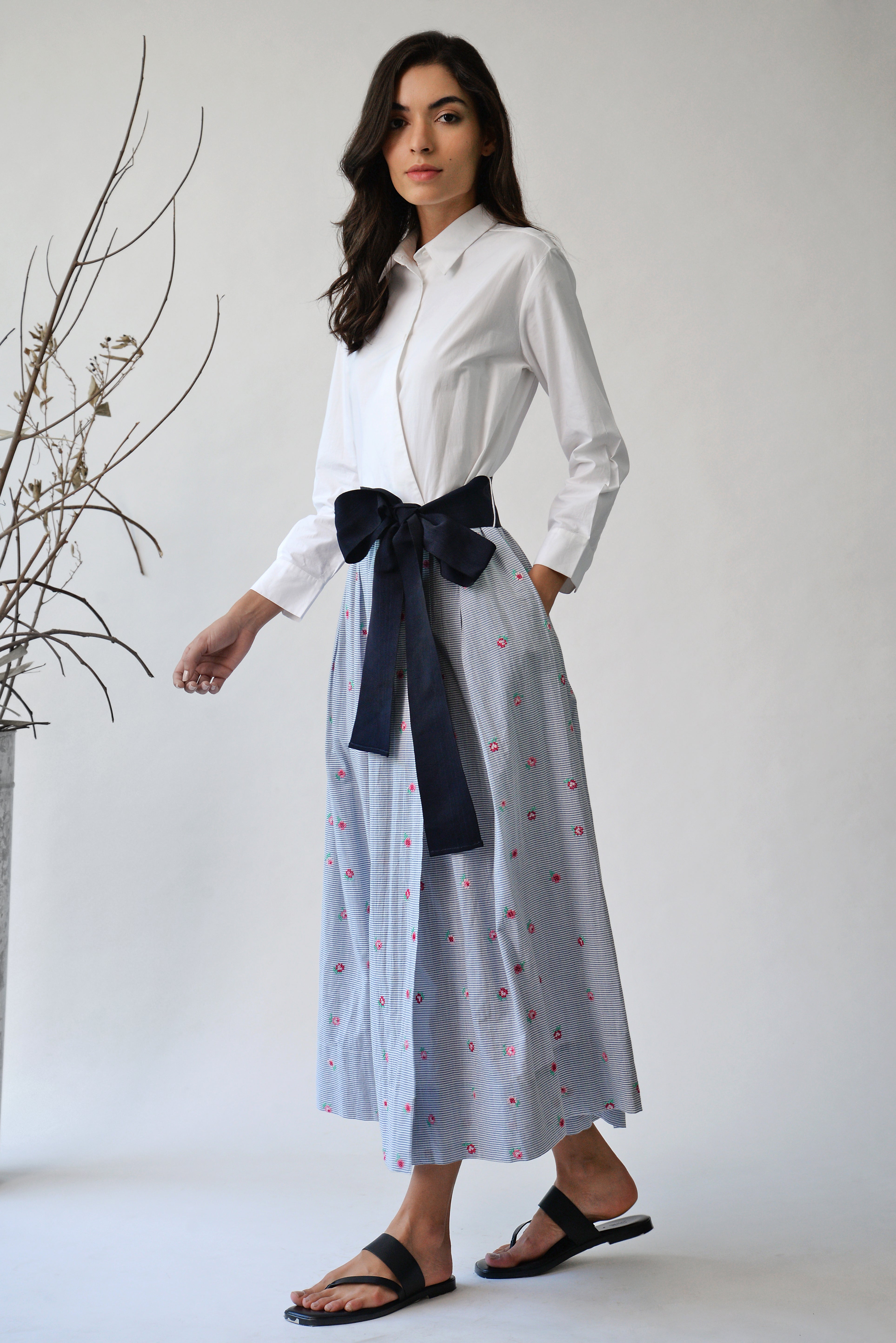 Agnes Rose Wrap Dress