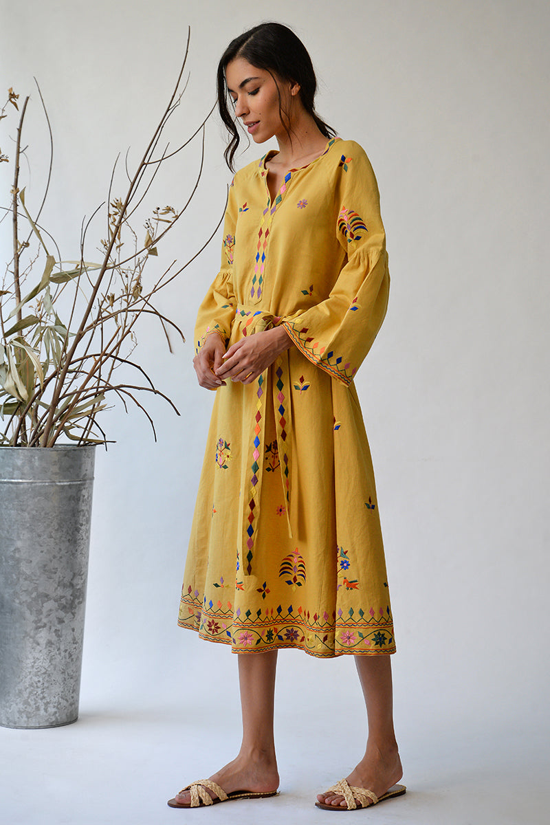 Koteshwar embroidered dress