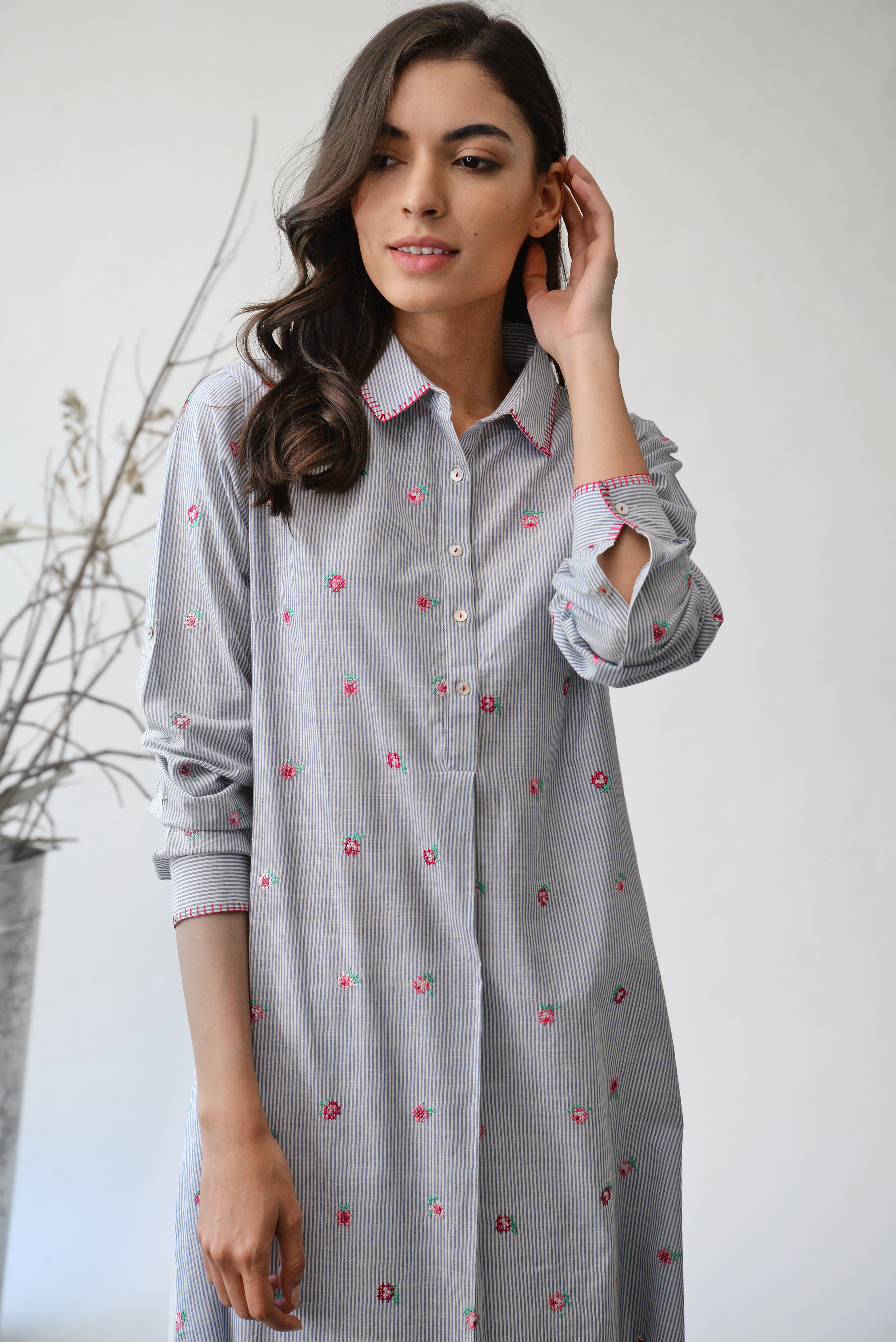 Alexandra Rose Straight Kurta