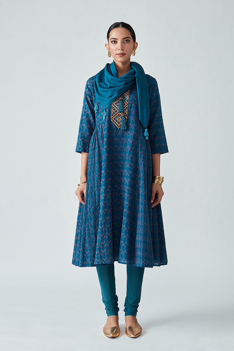 Monarch handloom Ikat kurta