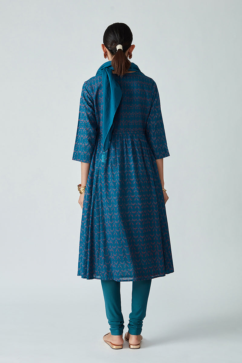 Monarch handloom Ikat kurta