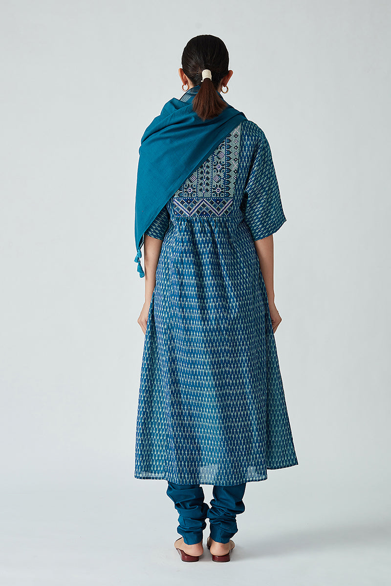 Limenitis handloom Ikat kurta