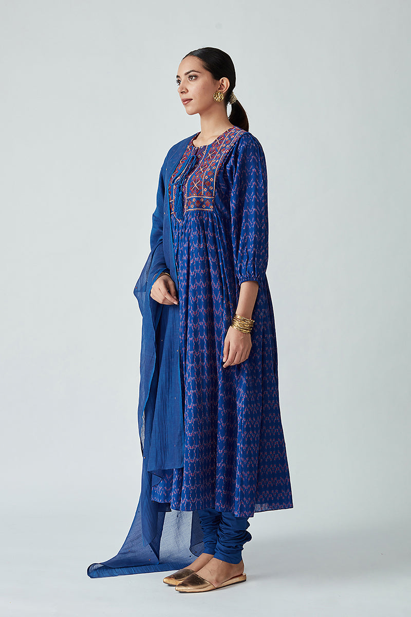 Hesperi handloom Ikat kurta