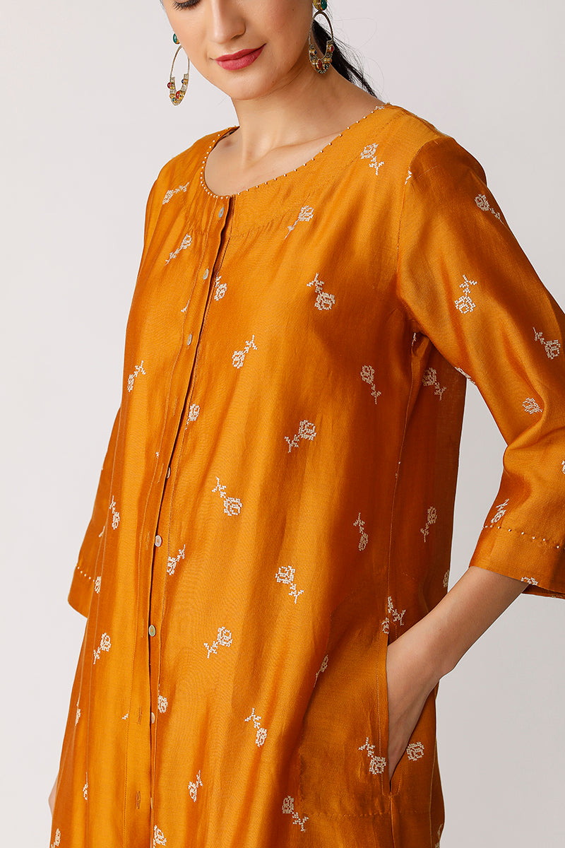 Swivel Embroidered Dress