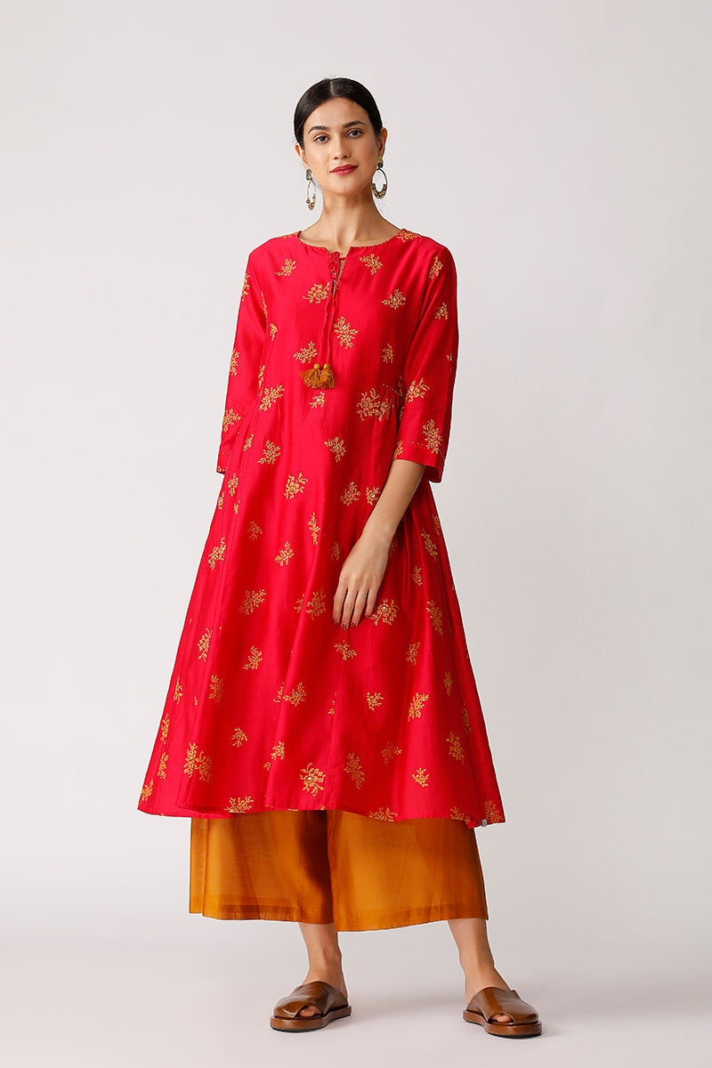 Somi Embroidered Tunic Dress