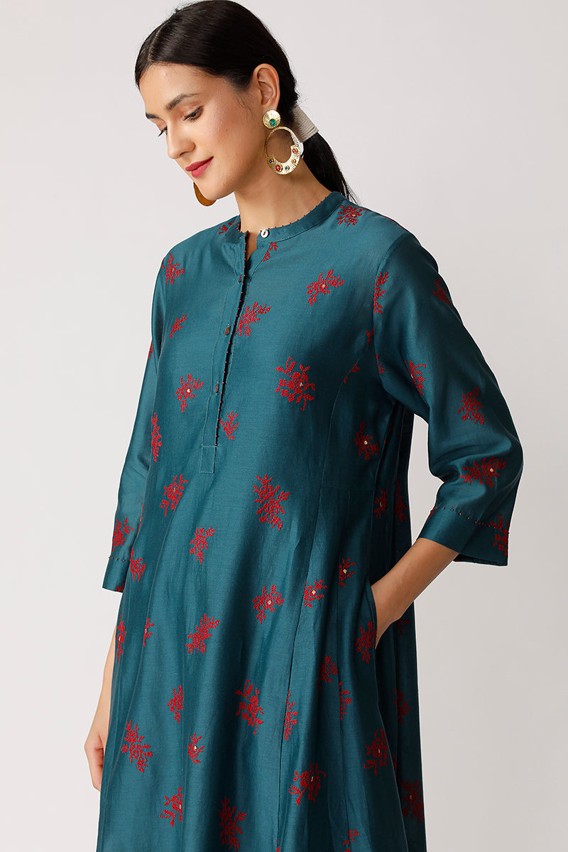 Pirouette Embroidered Dress