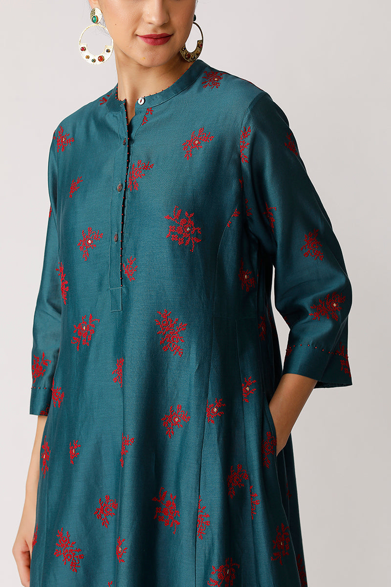 Pirouette Embroidered Dress