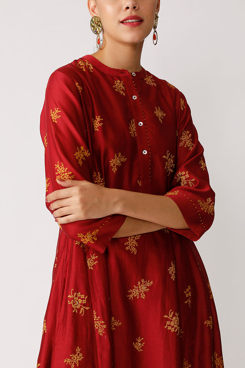 Pirouette Embroidered Dress