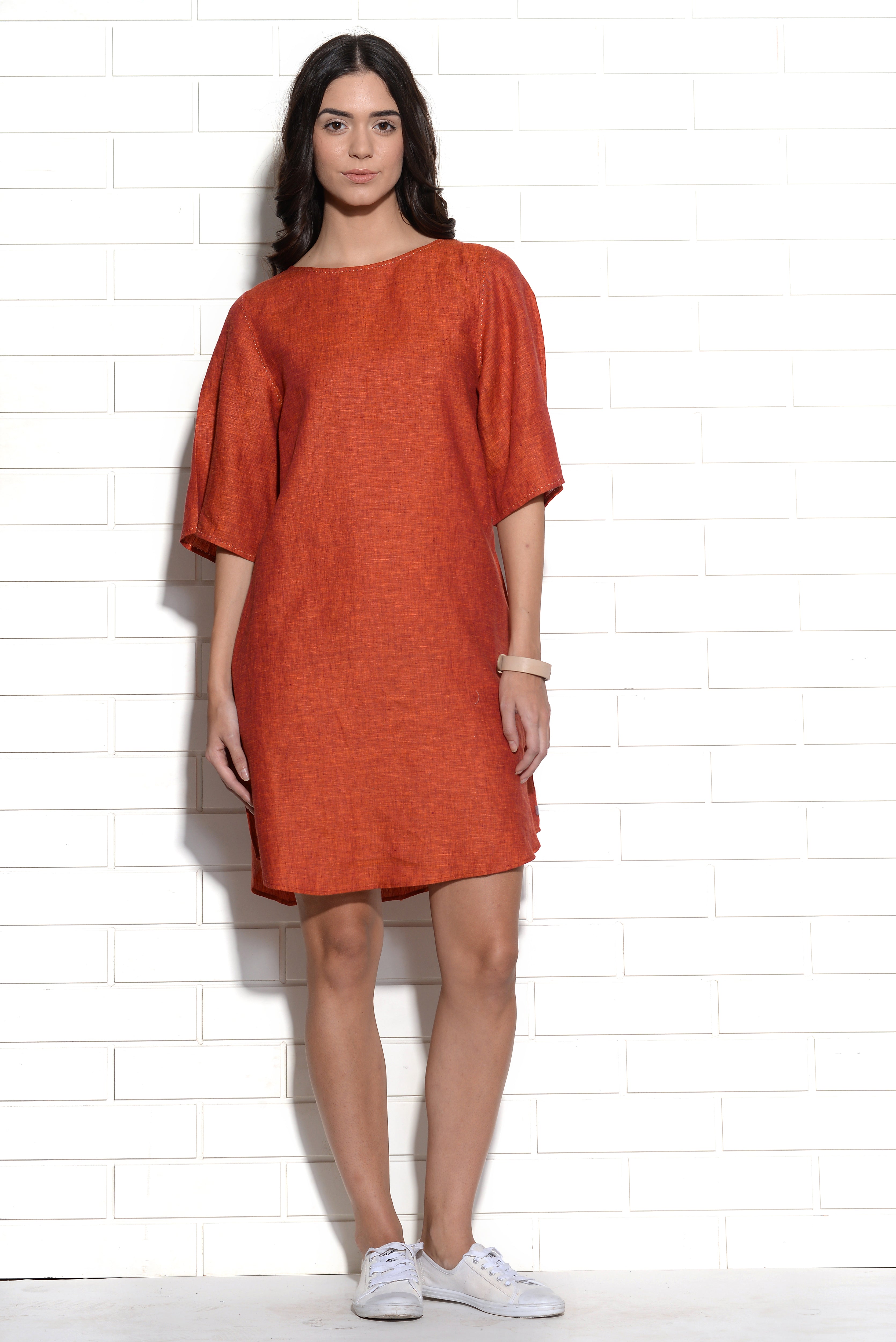 Mistral Tunic Dress with stitch detailing