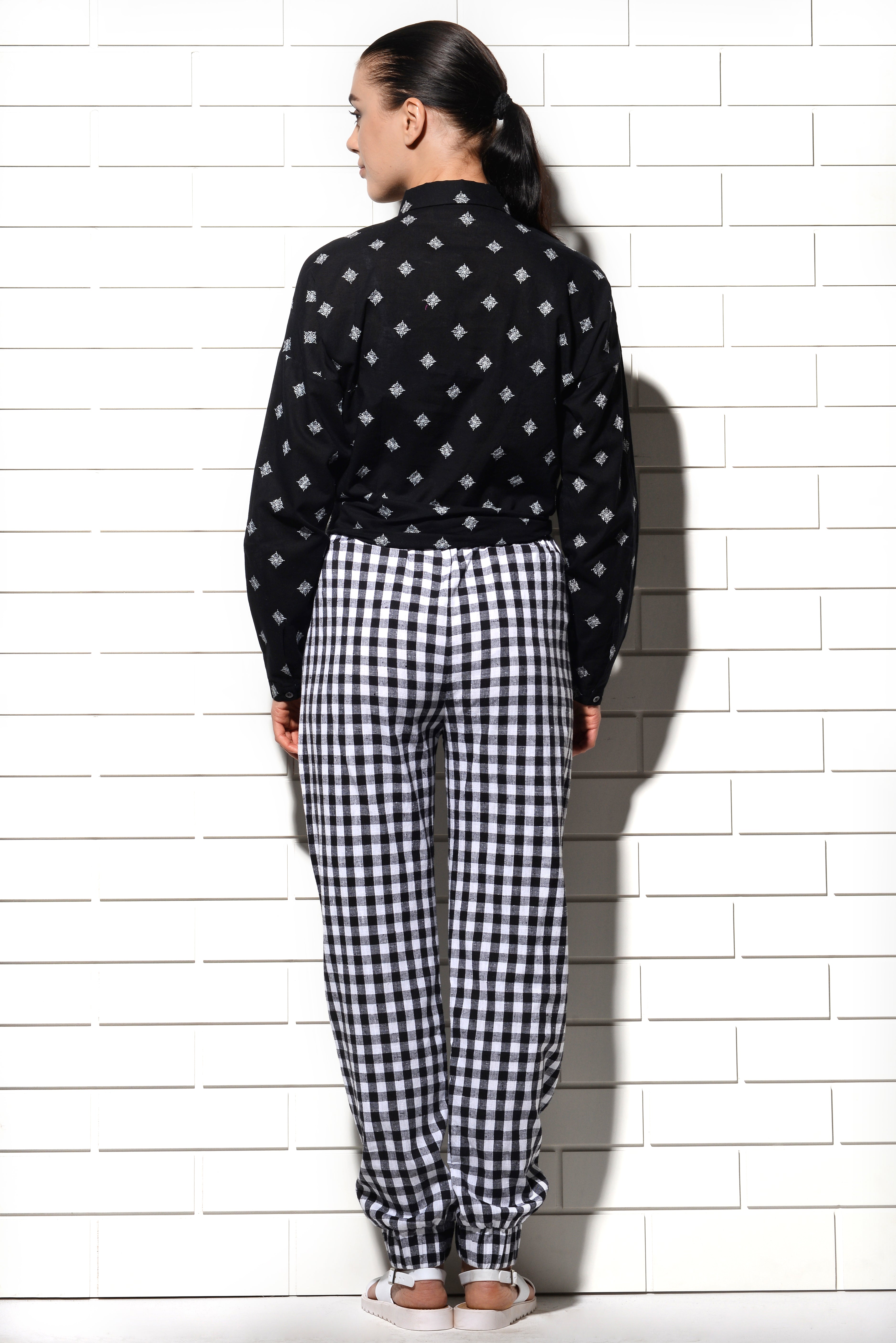 Estrella collared embroidered shirt