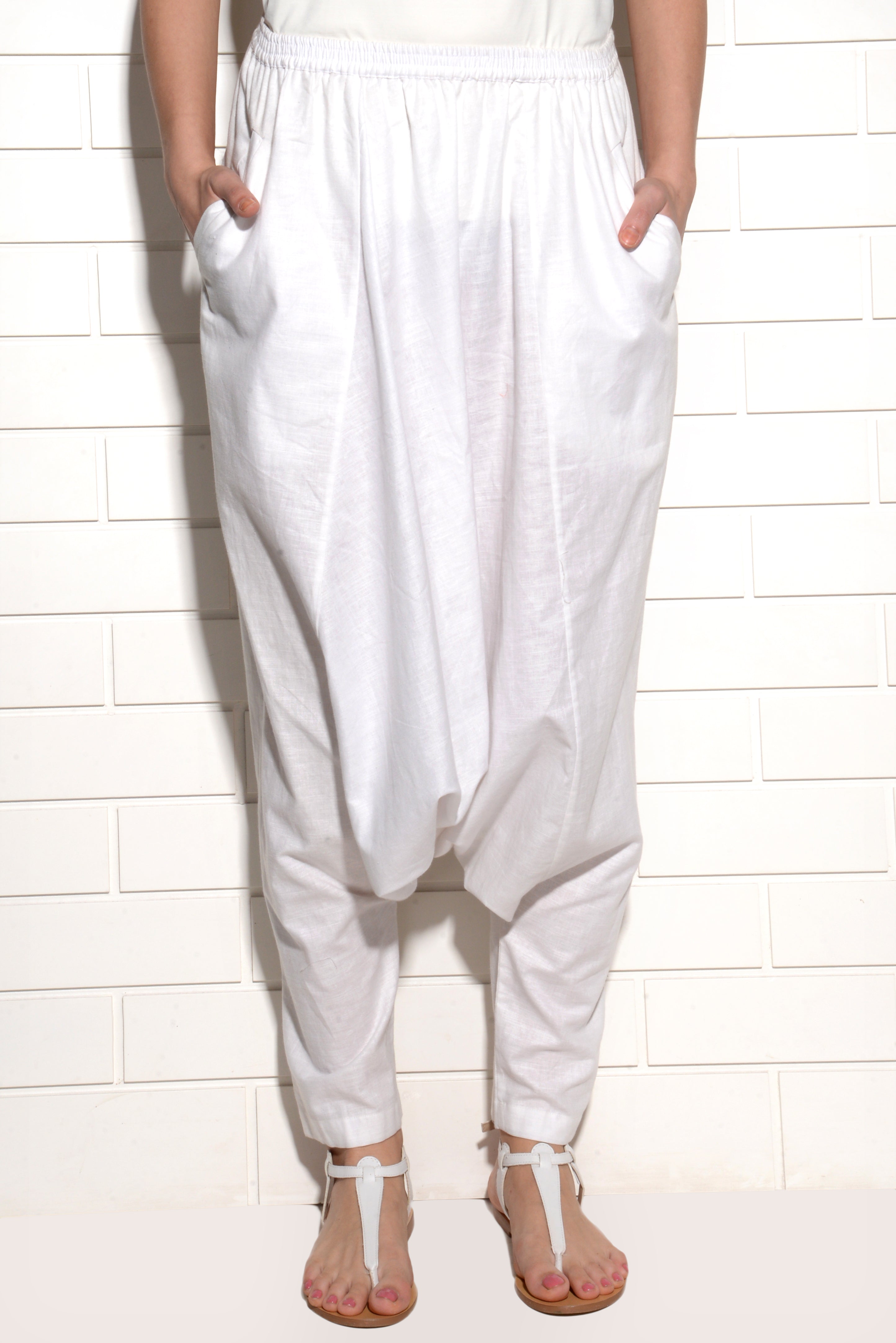 Albayzin zouave pants white