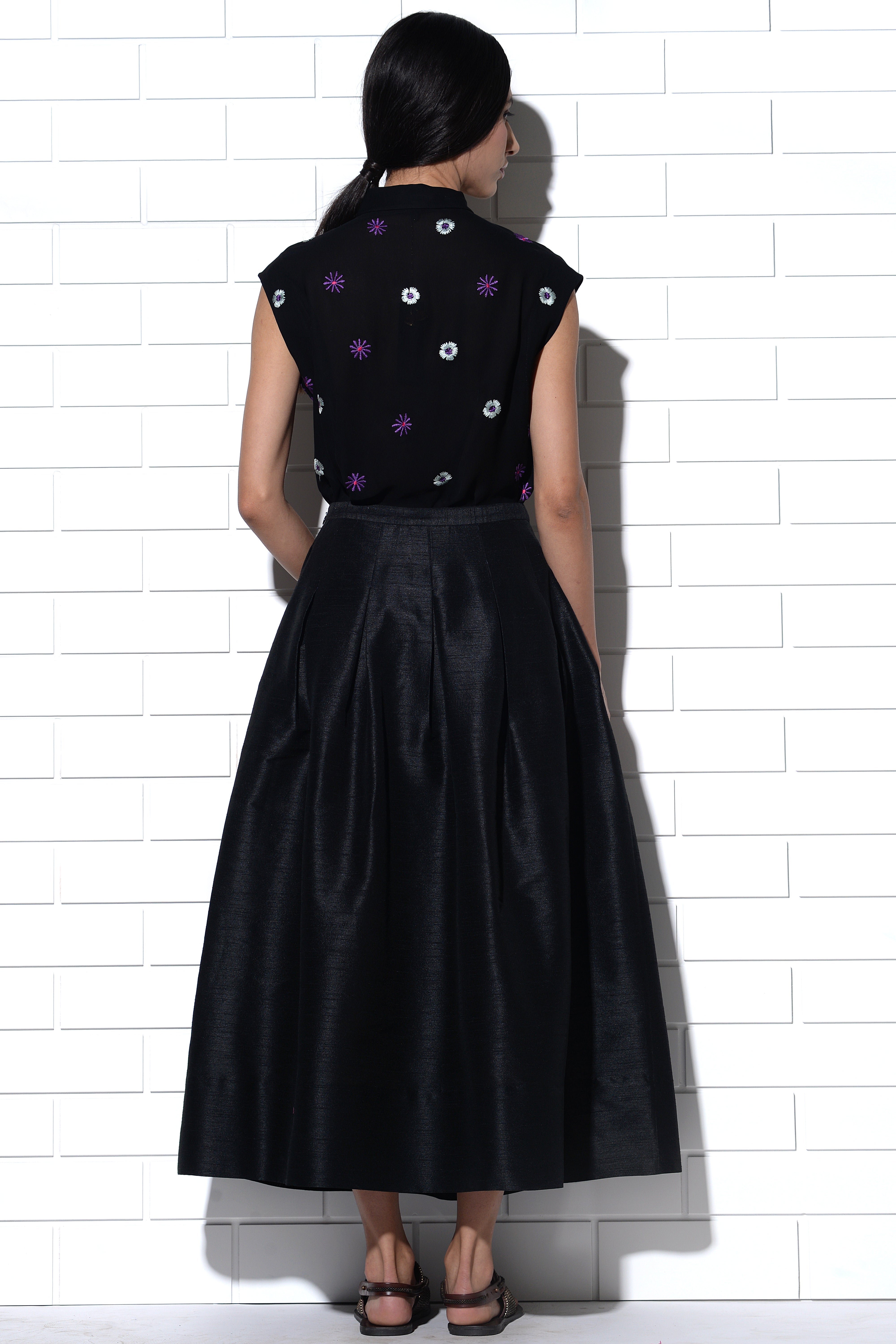 Tavolara skirt in black