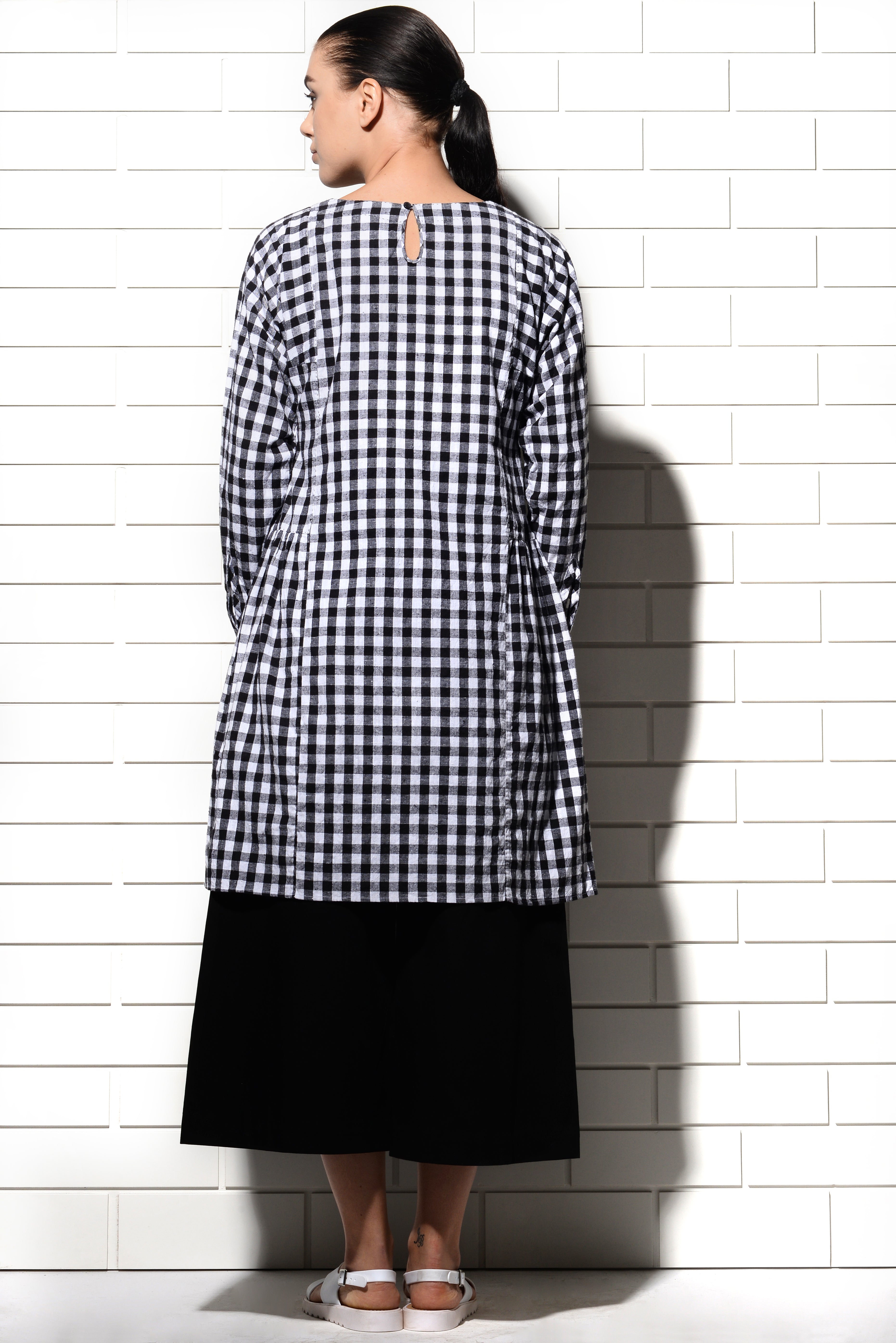 Medina woven checks Dress